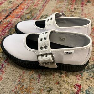 Vans Women’s White Mary Jane Shoes